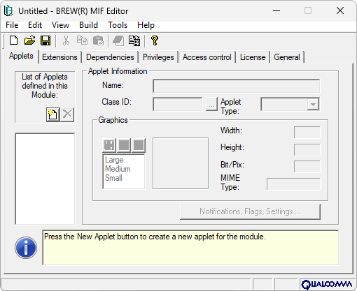 BREW MIF Editor: скриншот 1
