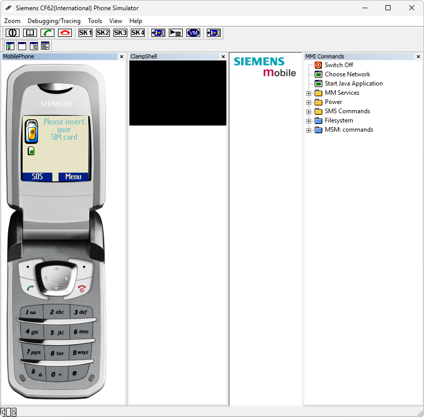 Siemens CF62: скриншот 1