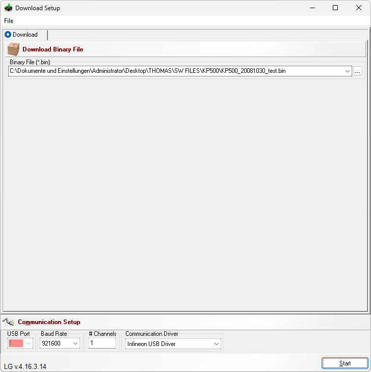 KP500 Flashing Tool: скриншот 1