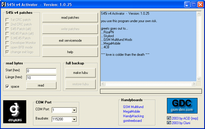 S45i v4 Activator: скриншот 1