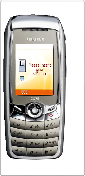 Siemens CX75: screenshot 1