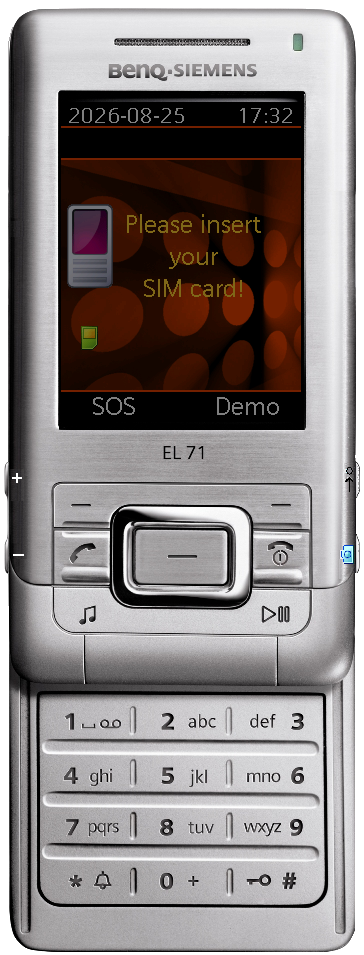 BenQ-Siemens EL71: screenshot 1