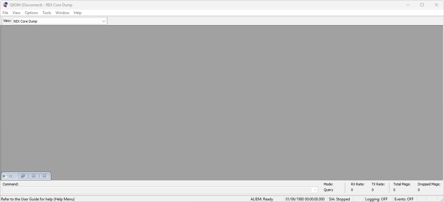 QXDM: screenshot 1